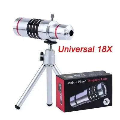18X Mobile Zoom Lens with Tripod Stand For Mobile